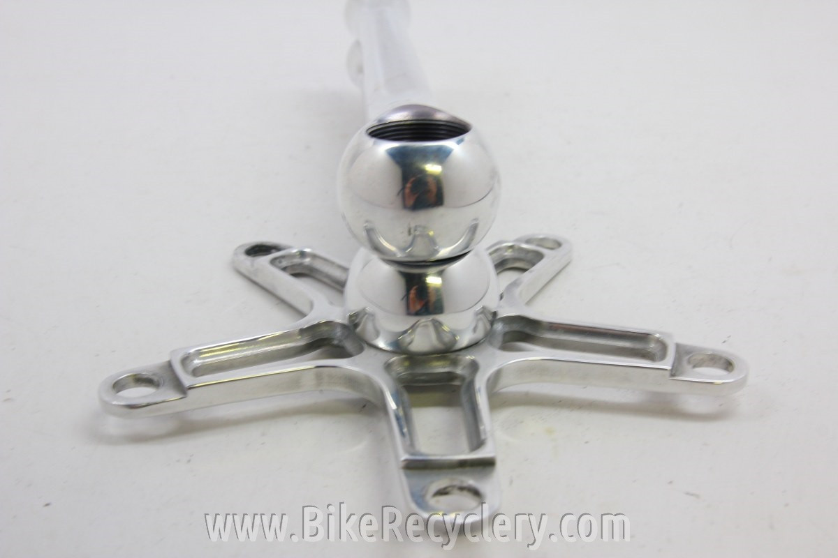 Topline Road Crank Arms: 172.5mm, 130 BCD, Highly Polished EXC+