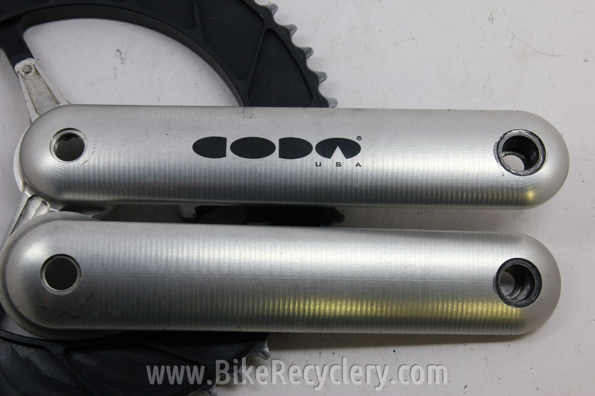 Coda 900 C9RD Magic Motorcycle Crankset & Bottom Bracket: Road Tri-Spoke, 172.5mm, 53/39t