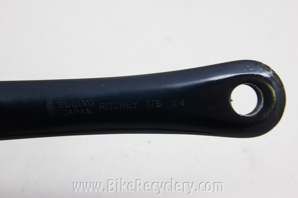 Ritchey Logic Crank Arms: Rare BLACK, 175mm, 110/74mm - Bike Recyclery