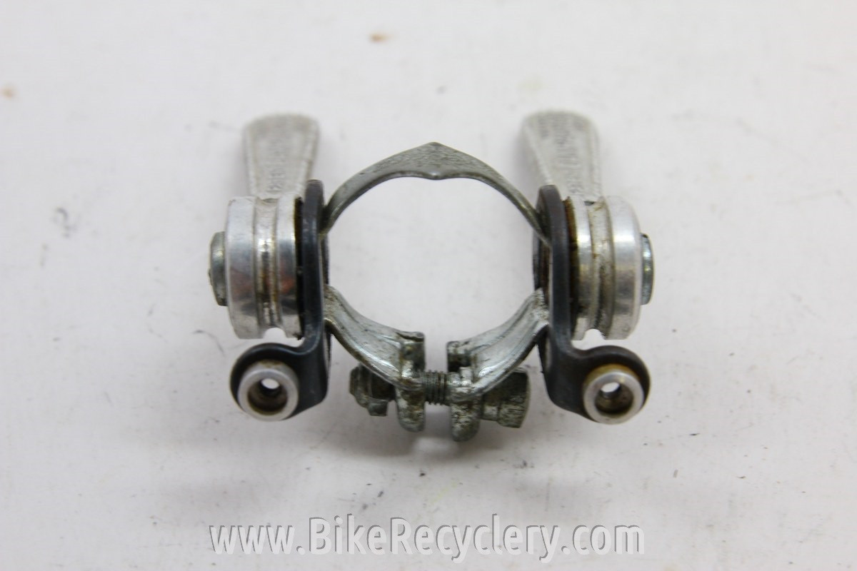 Vintage 1950's Campagnolo Gran Sport Downtube Shifters Clamp On, Black