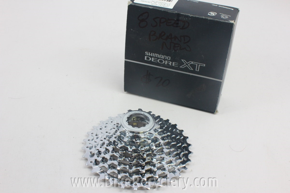 NIB/NOS Shimano XT CS-M737-I Cassette: 8-Speed 11-30t Bike Recyclery
