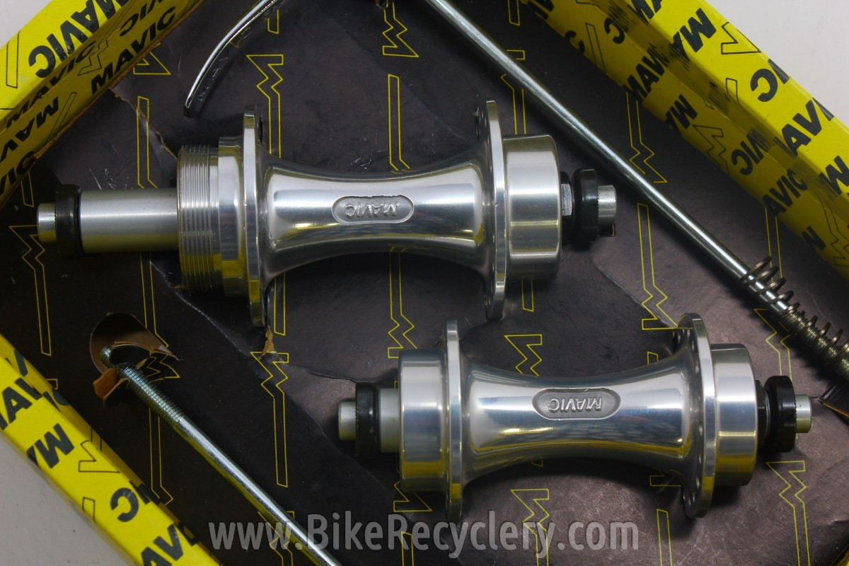 NIB/NOS Mavic 550 RD / 500 RD Moyeux Hubset & Skewers: 36H 126mm