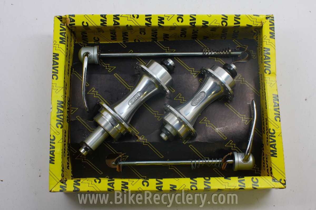 NIB/NOS Mavic 550 RD / 500 RD Moyeux Hubset & Skewers: 36H 126mm