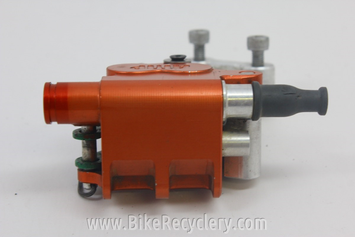 Vintage Amp Research D1 Disc Brake: Cable Actuated, Hydraulic Piston! Red, RARE
