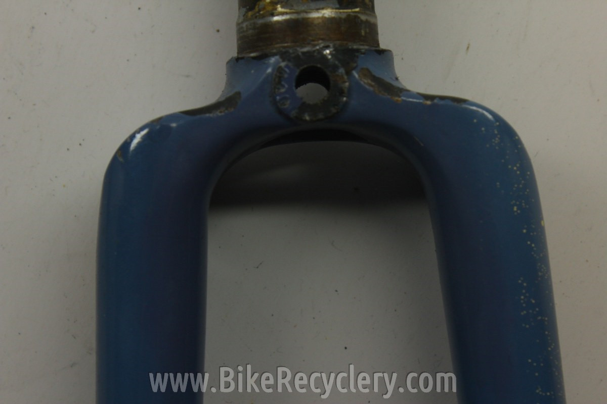 Vintage Columbus Max Steel Aero Fork 1" Threaded, Blue/Black, Fender