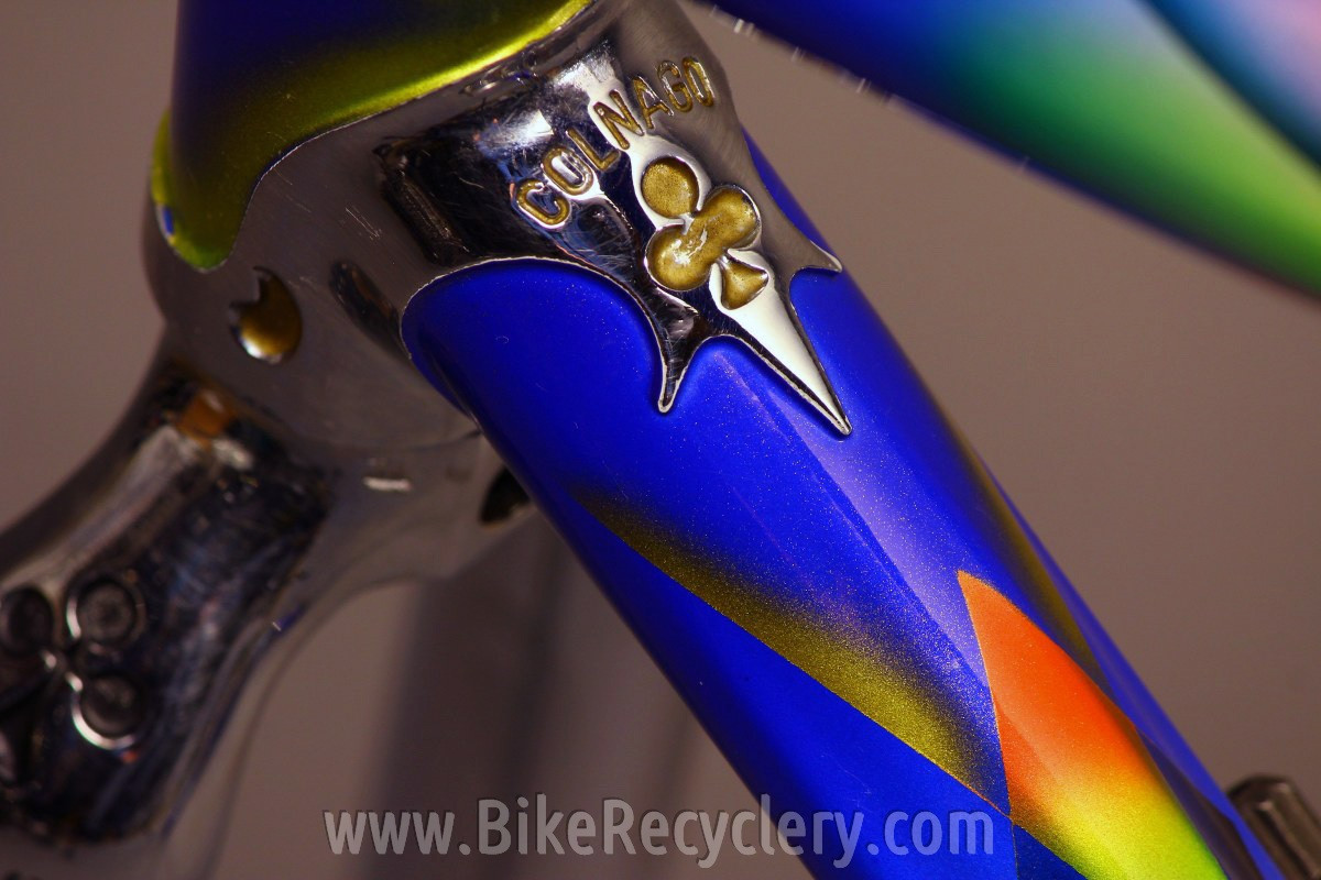 NOS 1995 Colnago Master Light Frame Fork: 51cm Art Deco Blue