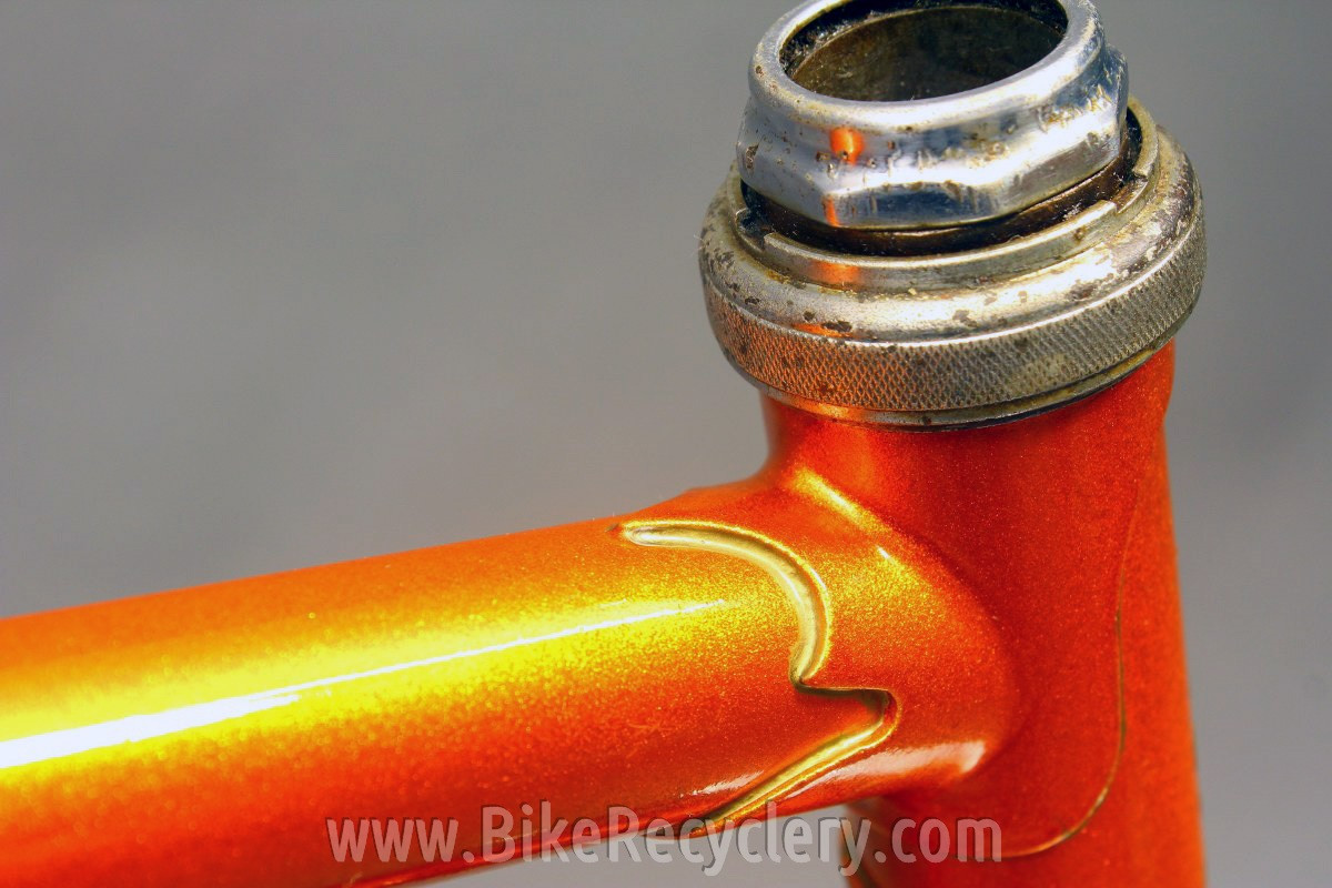 Saxon Twin Tube Bicycle Frame & Fork: English, 1930's 1940's Restored 54cm