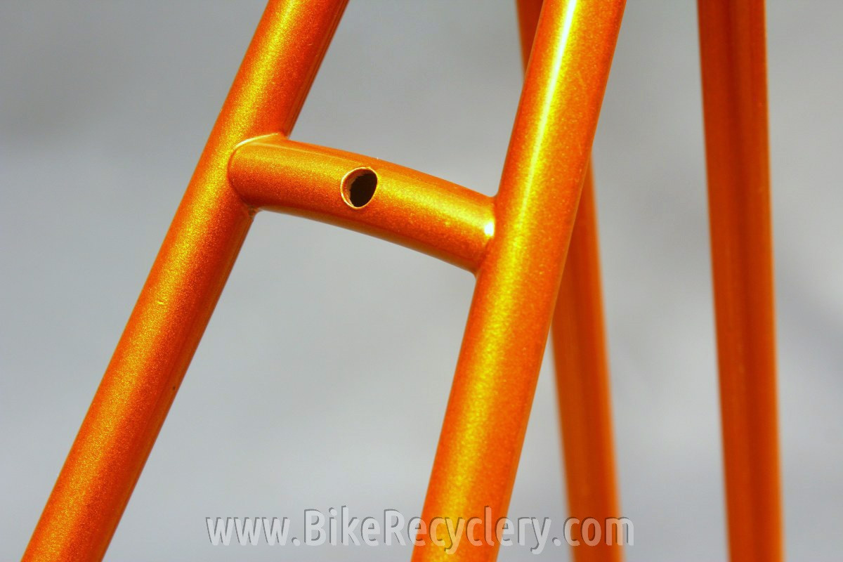 Saxon Twin Tube Bicycle Frame & Fork: English, 1930's 1940's Restored 54cm