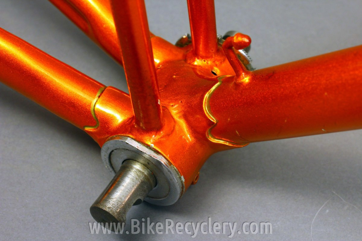 Saxon Twin Tube Bicycle Frame & Fork: English, 1930's 1940's Restored 54cm