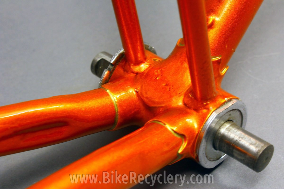 Saxon Twin Tube Bicycle Frame & Fork: English, 1930's 1940's Restored 54cm