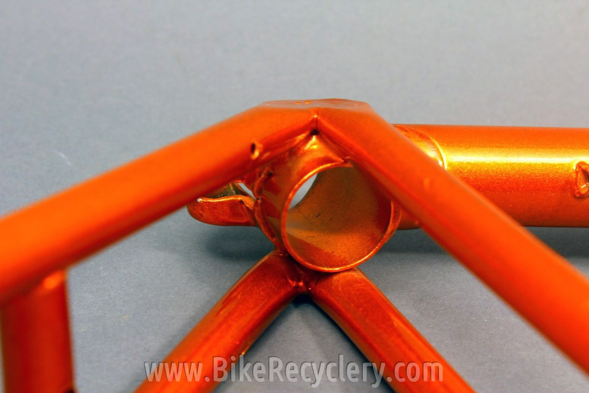 Saxon Twin Tube Bicycle Frame & Fork: English, 1930's 1940's Restored 54cm