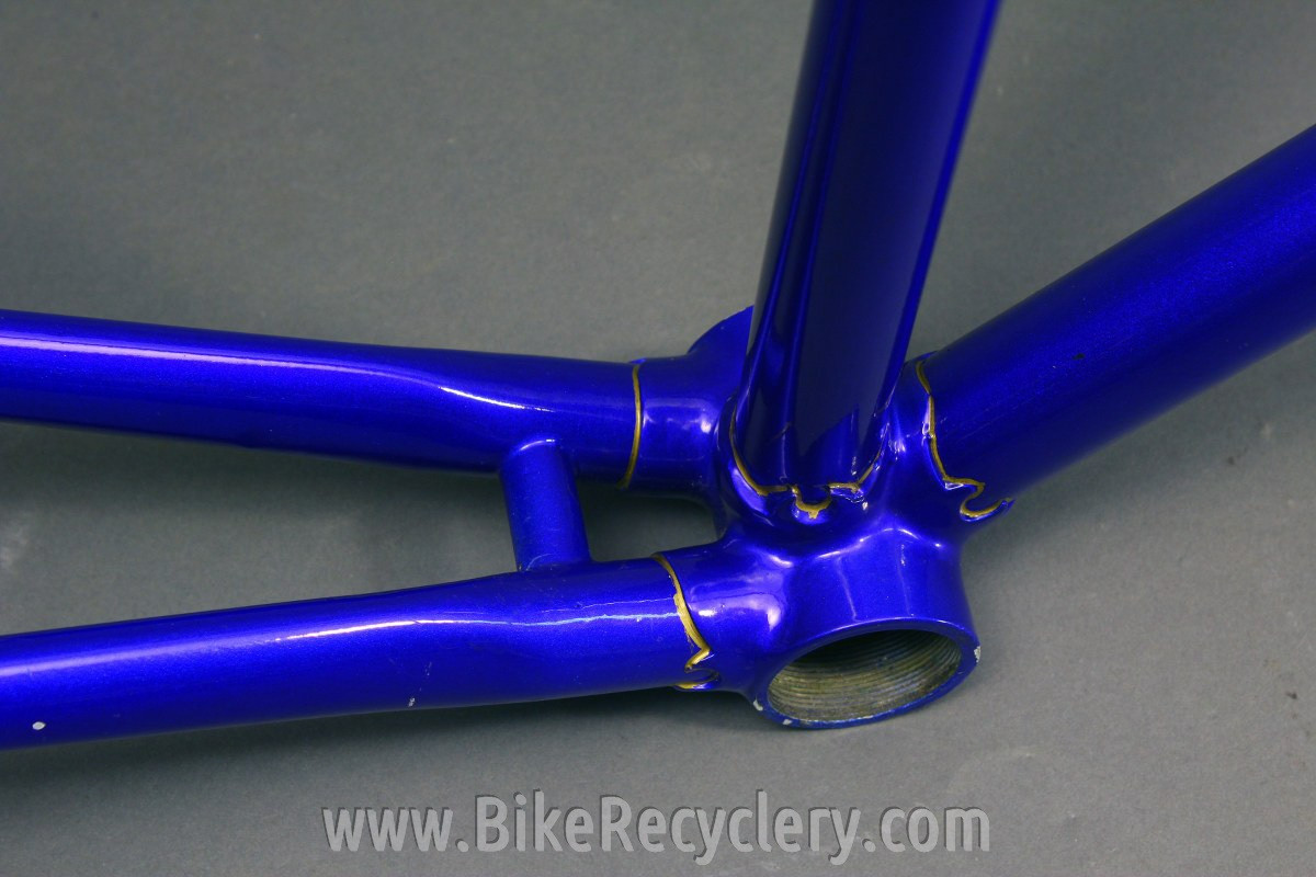 Baines Whirlwind Flying Gate International TT Frame / Fork: English 1930's 1940's Blue, 56cm