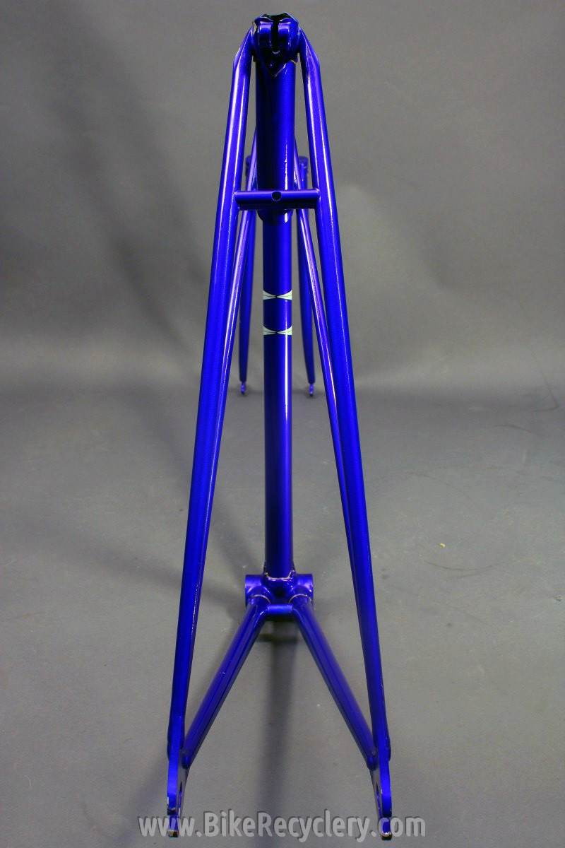 Baines Whirlwind Flying Gate International TT Frame / Fork: English 1930's 1940's Blue, 56cm