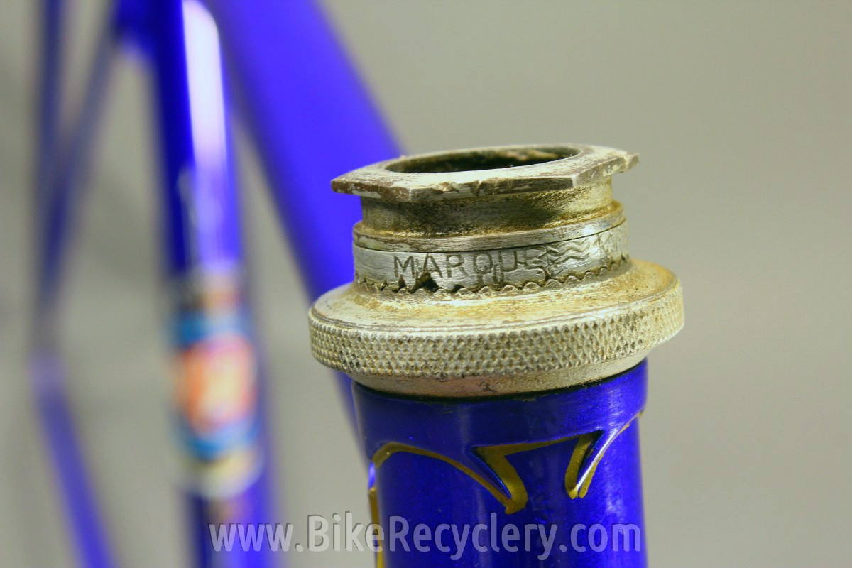 Baines Whirlwind Flying Gate International TT Frame / Fork: English 1930's 1940's Blue, 56cm