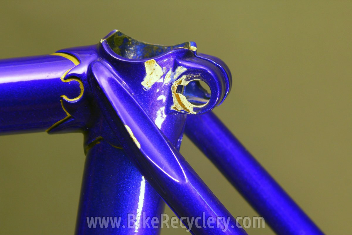 Baines Whirlwind Flying Gate International TT Frame / Fork: English 1930's 1940's Blue, 56cm