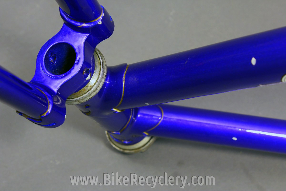 Baines Whirlwind Flying Gate International TT Frame / Fork: English 1930's 1940's Blue, 56cm