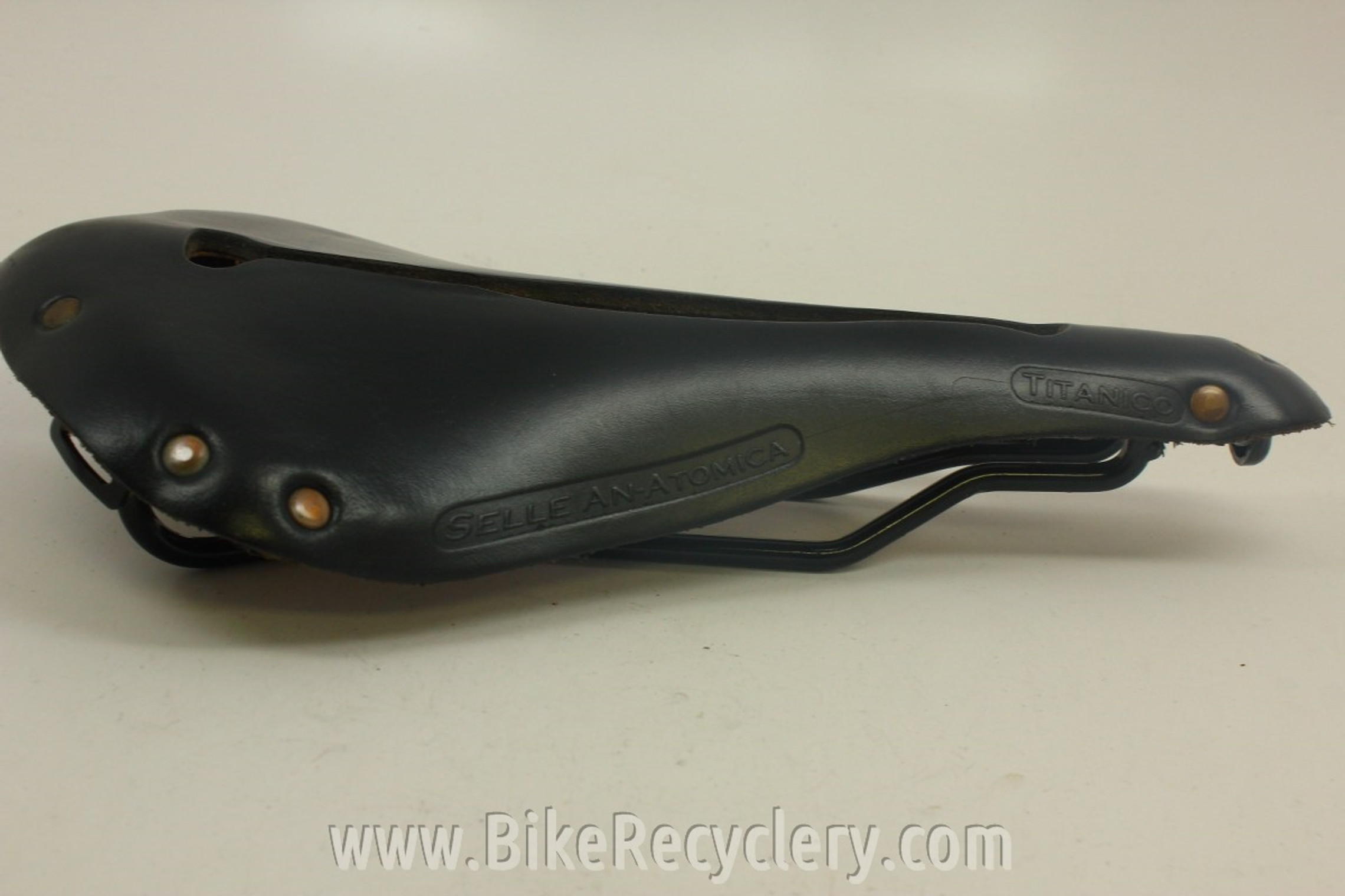 SELLE Anatomica TITANICO WaterShed/セラアナトミカ/Tシリーズ/ウォーターシェッド/ブラック/黒 BROOKS ブルックス レザーサドル サドル X1