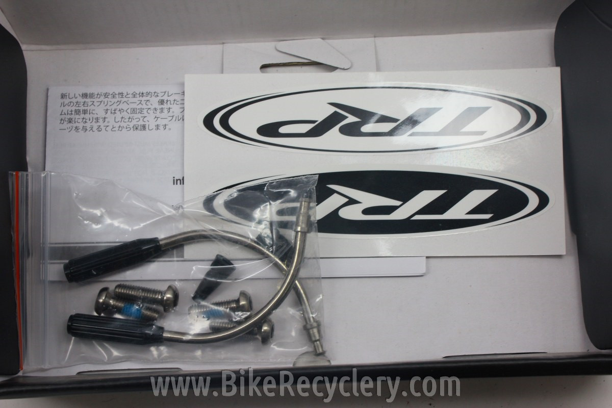 NEW TRP CX8.4 Mini V Brake Set: Black Linear Pull - Bike Recyclery