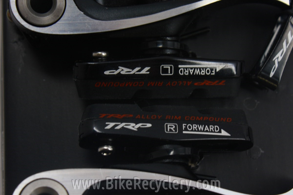 NEW TRP CX8.4 Mini V Brake Set: Black Linear Pull - Bike Recyclery