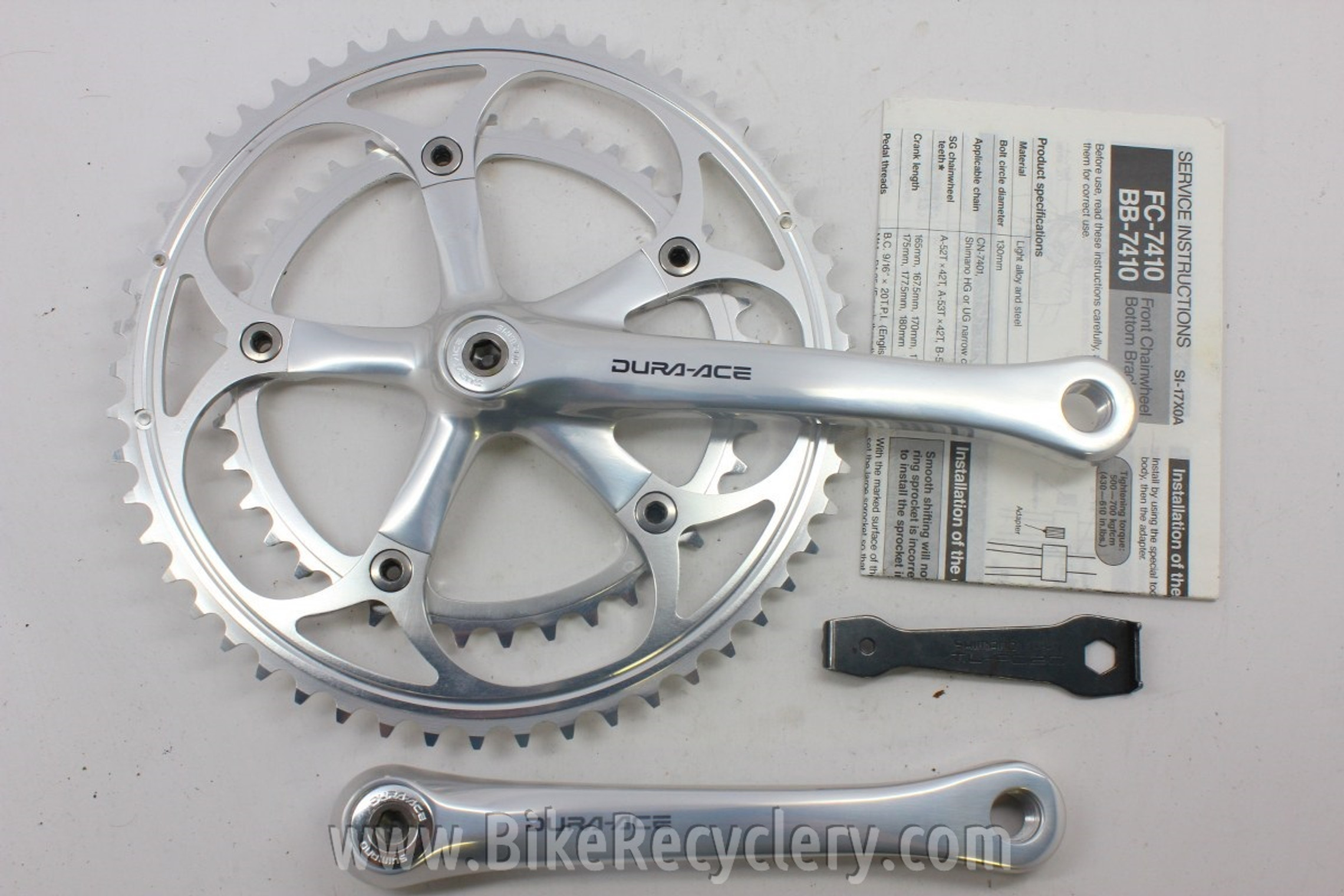 NIB/NOS Shimano Dura Ace FC-7410 Crankset: 170mm, 53/39t - Bike