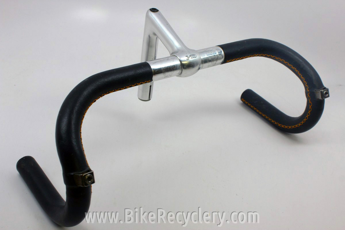 Hand Stitched Leather Handlebar Wrap on 3TTT Competizione, Criterium