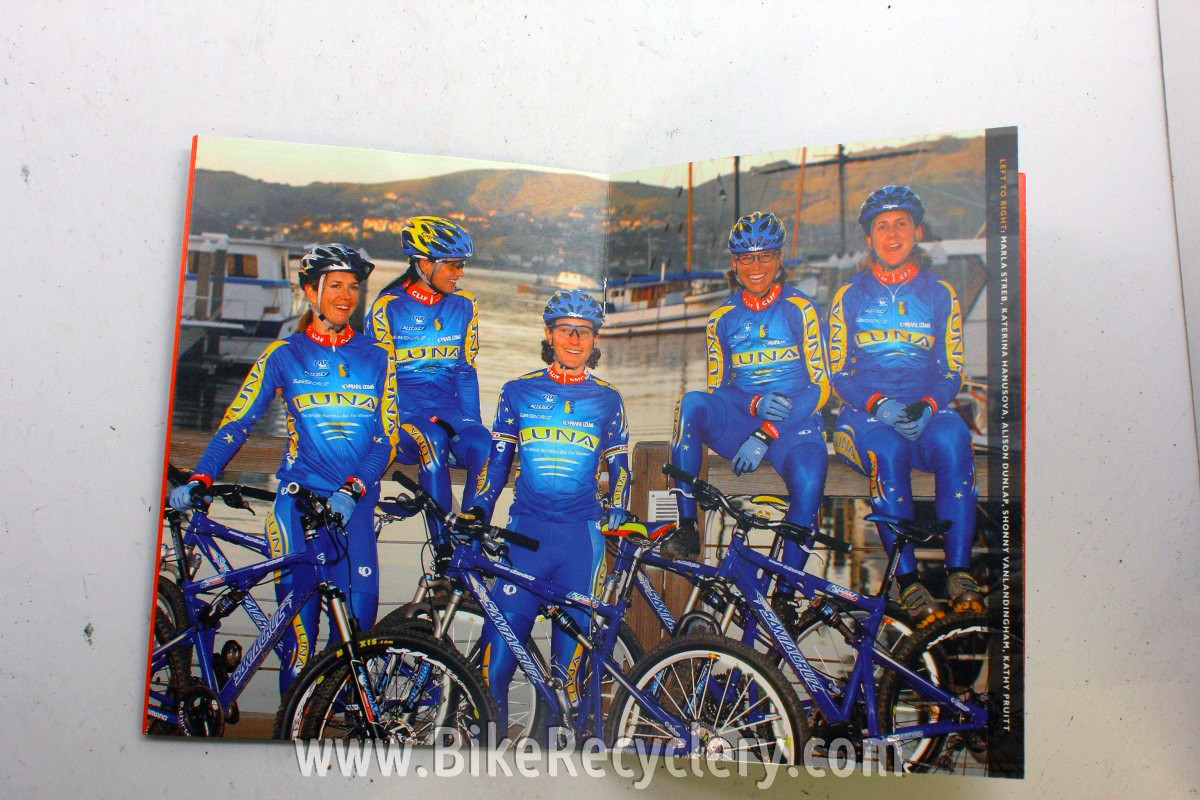 2004 Luna Women's Mountain Bike Racing Team Brochure: Alison Dunlap, Marla Streb