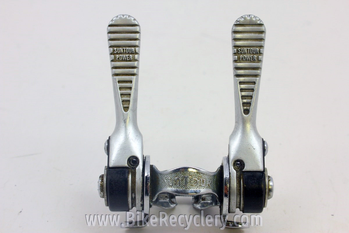 Vintage Suntour Power Downtube Shifters Clamp On, Retro Friction