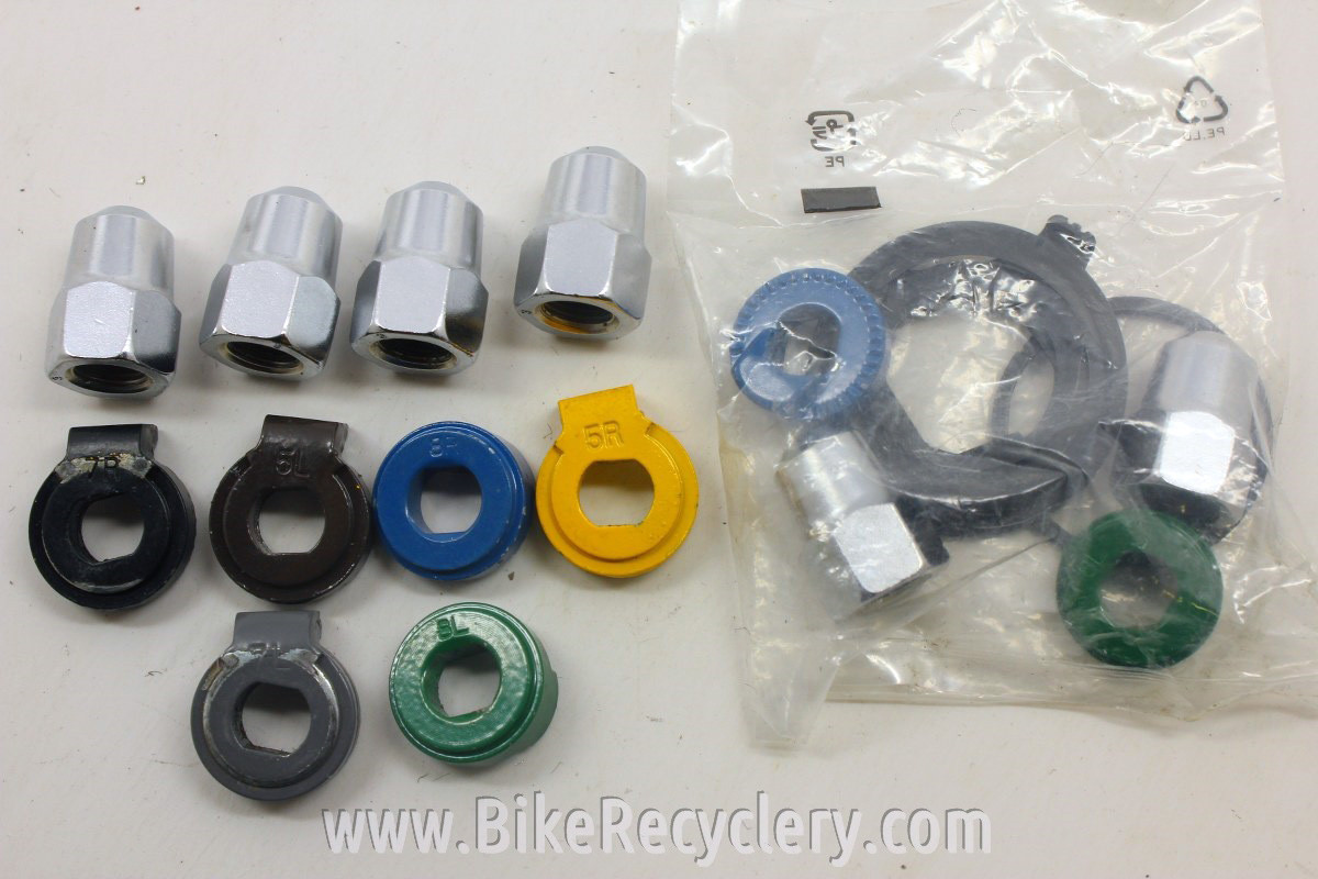 Shimano Nexus Alfine Hardware Lot: (10) Non-Turn Washers, 6 Axle Nuts, Cassette Joint Parts