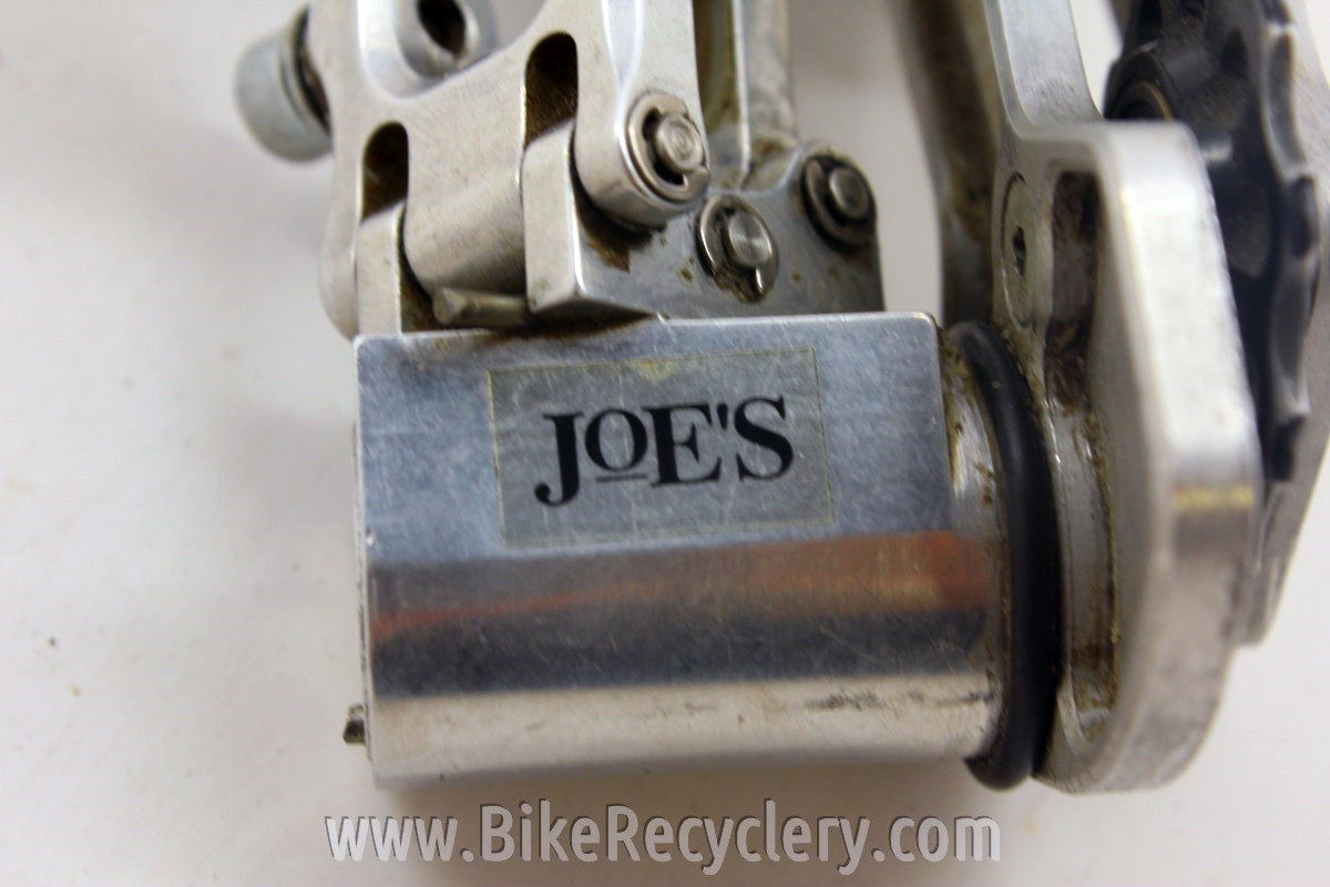 Prototype Maching Joe's Rear Derailleur: CNC 1990's, Silver SUPER RARE!