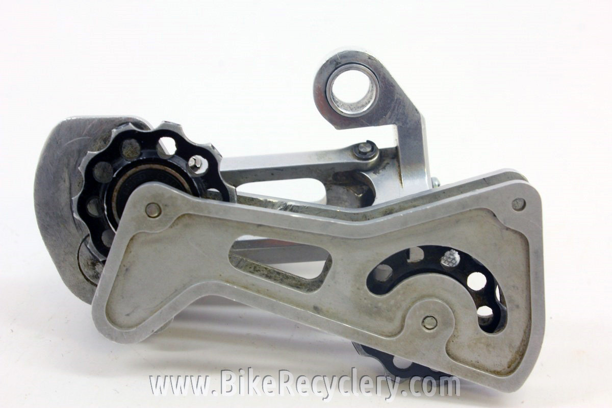 Prototype Maching Joe's Rear Derailleur: CNC 1990's, Silver SUPER RARE!