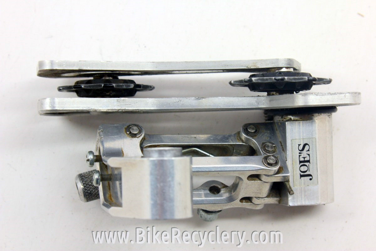 Prototype Maching Joe's Rear Derailleur: CNC 1990's, Silver SUPER RARE!