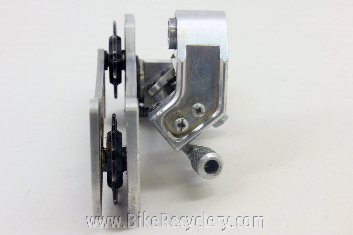 Prototype Maching Joe's Rear Derailleur: CNC 1990's, Silver SUPER RARE!