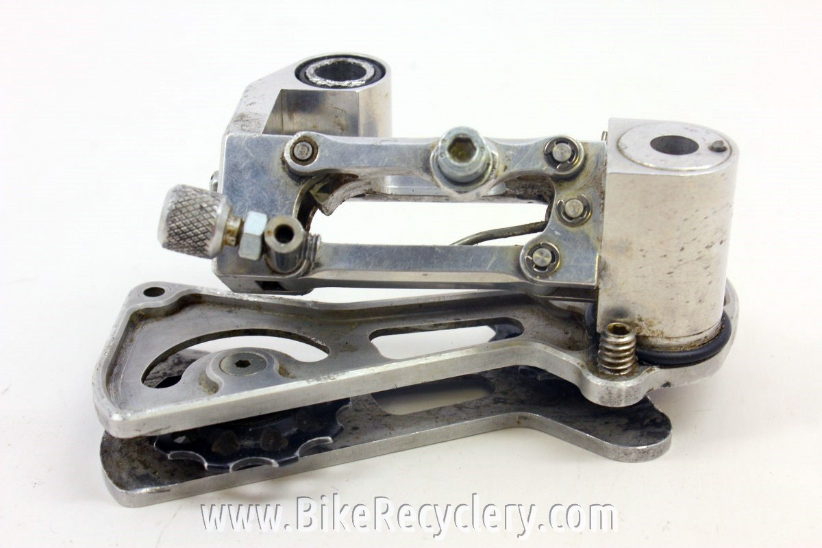 Prototype Maching Joe's Rear Derailleur: CNC 1990's, Silver SUPER RARE!