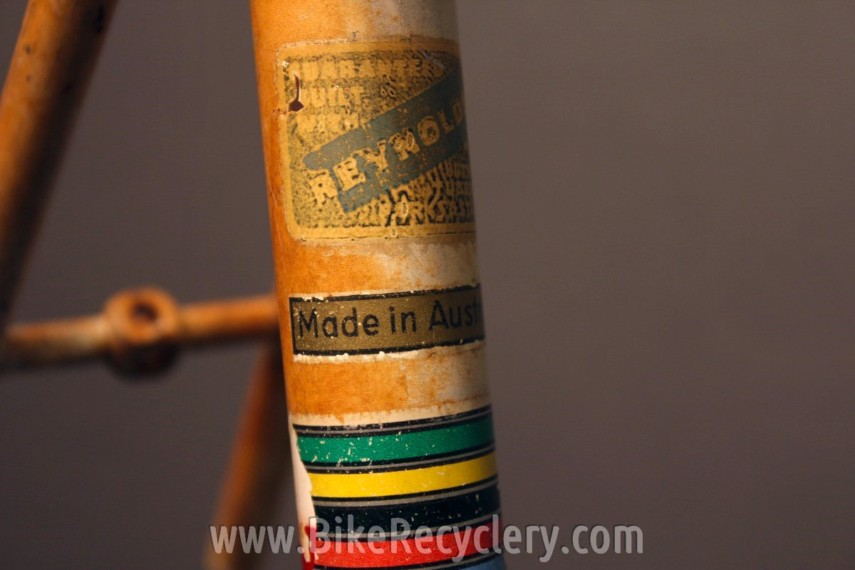 1960 Capo Sieger 30th Anniversary Bicycle: Original Parts 1940's Brooks B17, Ambrosio Adjustable Stem, Record Open C Shifters, 56cm BEYOND RARE