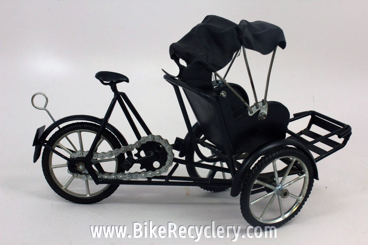 Rickshaw Bike Model for Household Decoration 10x7x3