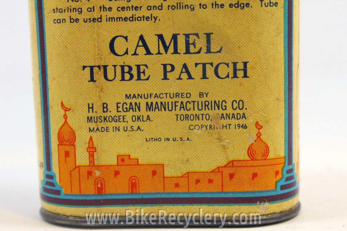 1946 Camel Cigarettes Tube Patch Kit: Advertising Canister, with Original  Glue & Patches!