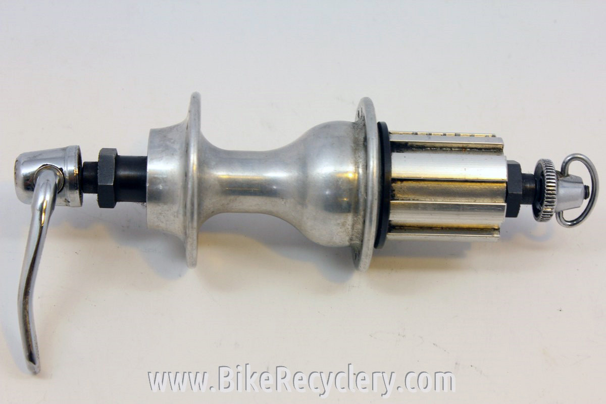 Campagnolo Veloce Rear Hub: 9/10/11 Speed, 32H Silver - Bike Recyclery