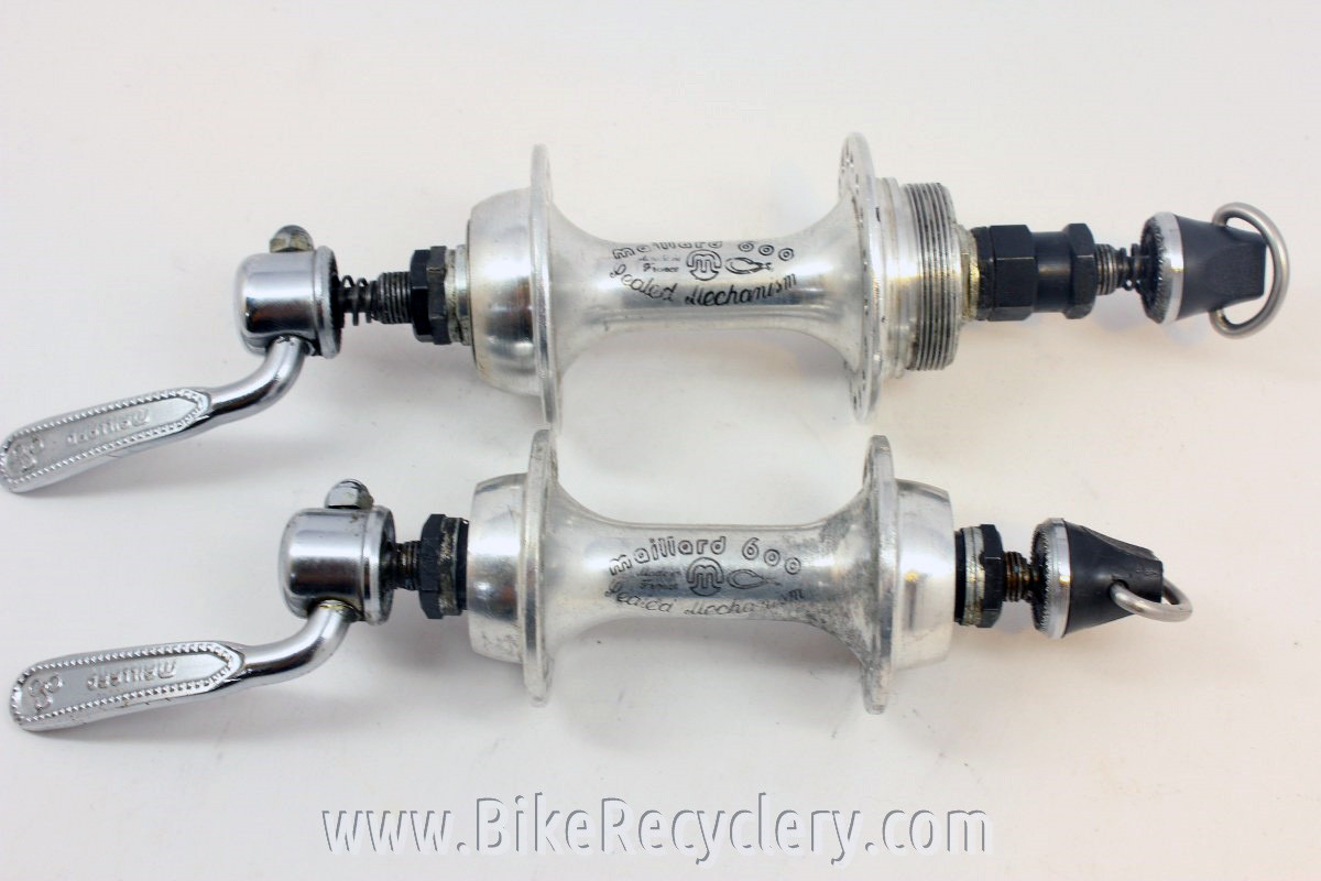 Maillard 600 Hubs & Skewers: Sealed Bearing, 36H, 126mm Low Flange