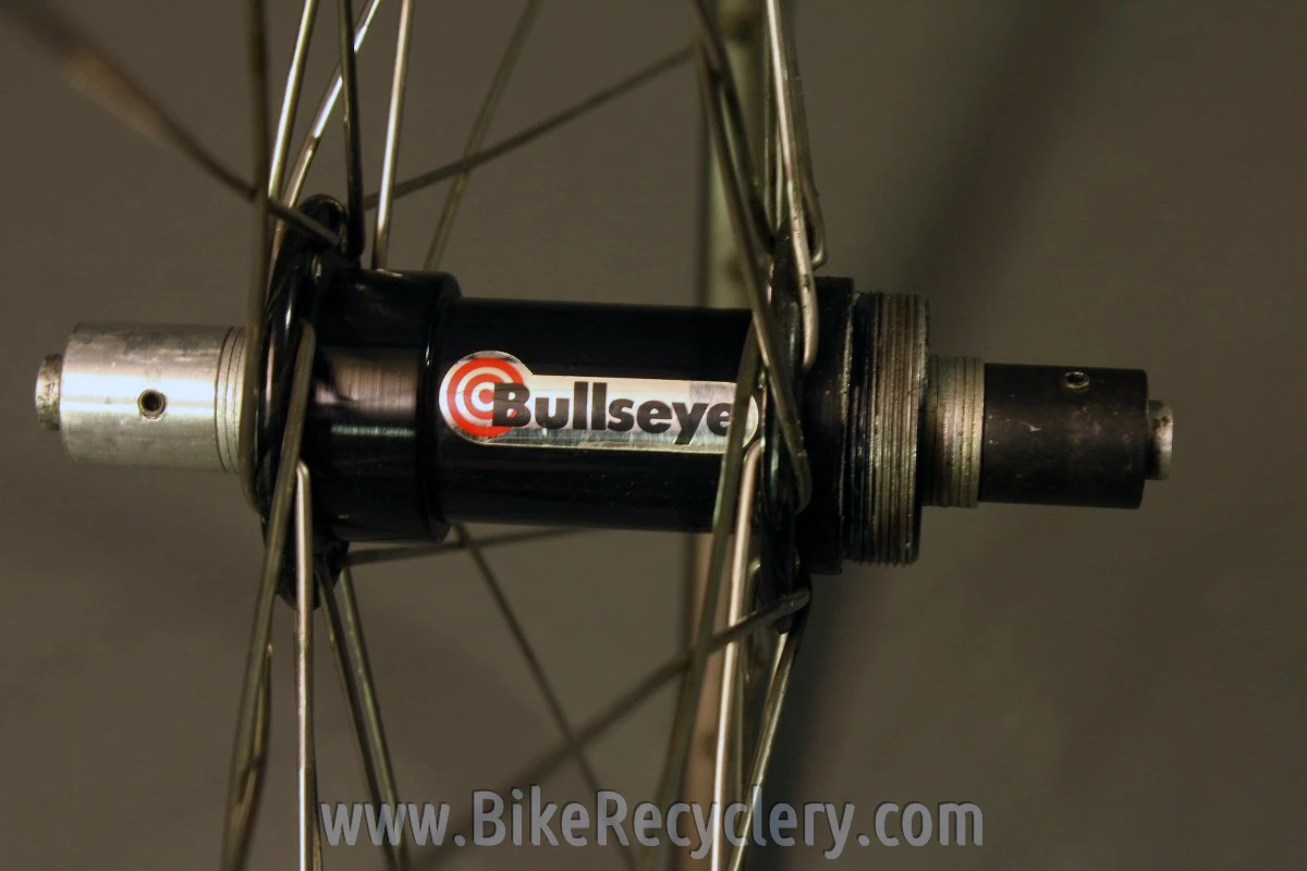 Vintage MTB Bullseye - Matrix Mt. Titan Wheelset: Black Hubs, Ano Grey ...