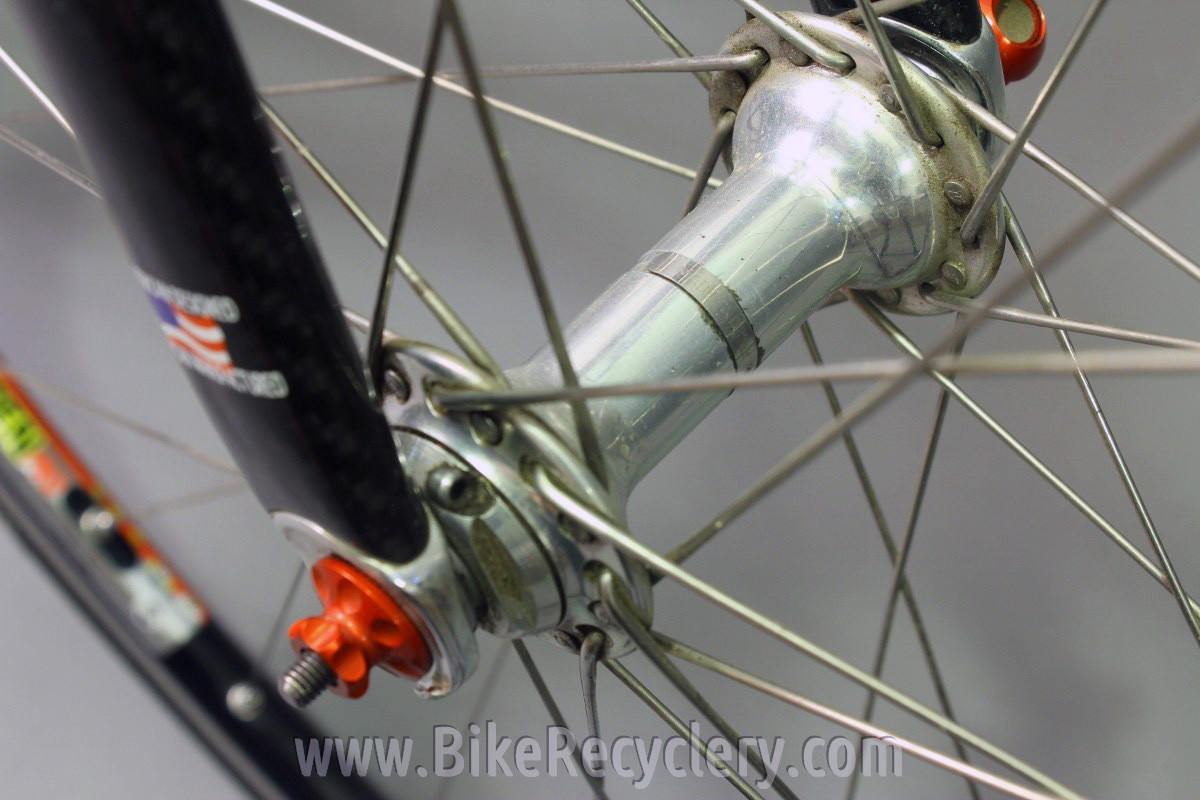 2007 Independent Fabrication Crown Jewel Road Bike: 56cm / 57cm, FULL Campagnolo Record 10sp, KCNC, King, Blue-Green-Yellow