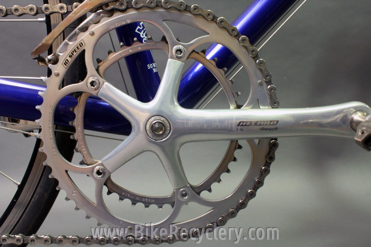 2007 Independent Fabrication Crown Jewel Road Bike: 56cm / 57cm, FULL Campagnolo Record 10sp, KCNC, King, Blue-Green-Yellow