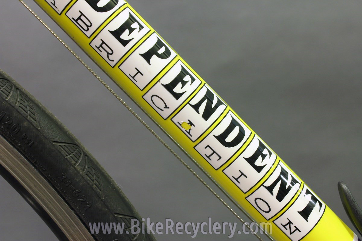 2007 Independent Fabrication Crown Jewel Road Bike: 56cm / 57cm, FULL Campagnolo Record 10sp, KCNC, King, Blue-Green-Yellow