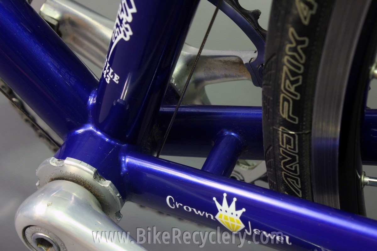 2007 Independent Fabrication Crown Jewel Road Bike: 56cm / 57cm, FULL Campagnolo Record 10sp, KCNC, King, Blue-Green-Yellow
