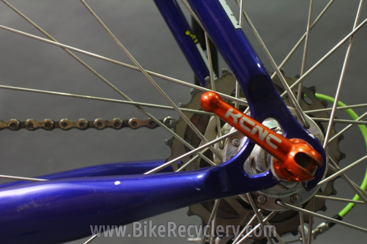 2007 Independent Fabrication Crown Jewel Road Bike: 56cm / 57cm, FULL Campagnolo Record 10sp, KCNC, King, Blue-Green-Yellow