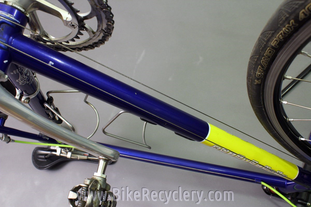 2007 Independent Fabrication Crown Jewel Road Bike: 56cm / 57cm, FULL Campagnolo Record 10sp, KCNC, King, Blue-Green-Yellow