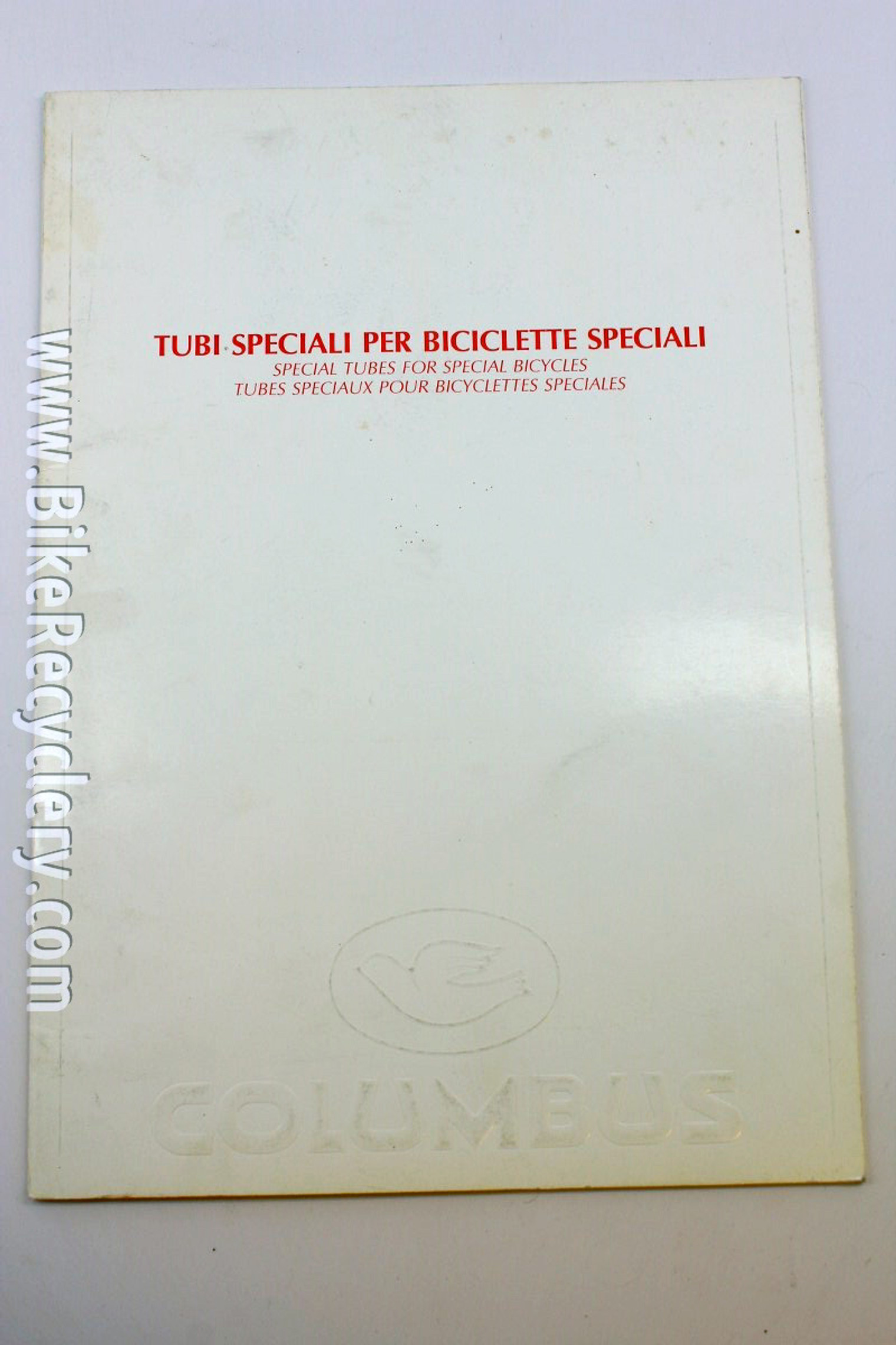 Vintage 1979 Columbus Bicycle Tubing Catalog 45p Bike Recyclery
