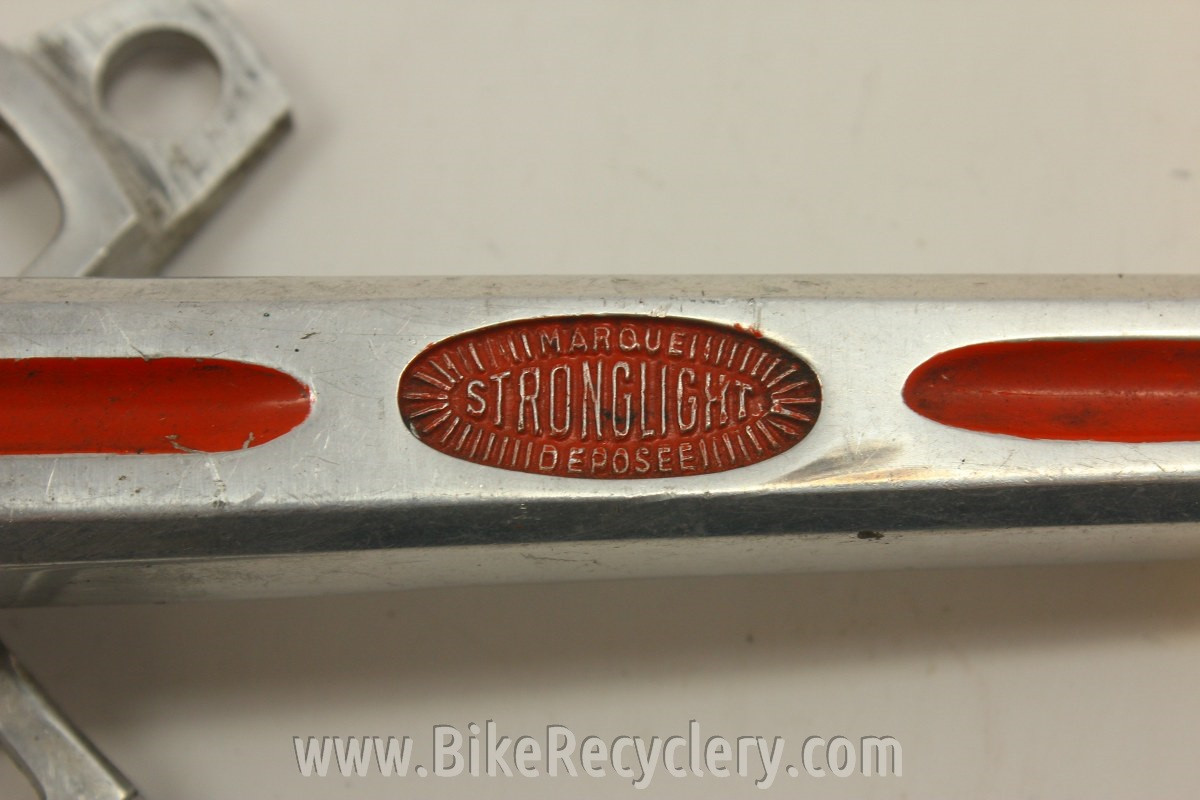 Pédalier Stronglight Super Compétition 63 – Alu, Fabrication Française – Pour Vélo Course Ancien