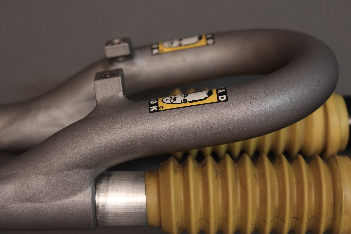 Cannondale Headshok Moto FR Fork: Dual Crown, 100mm, Disc or Rim