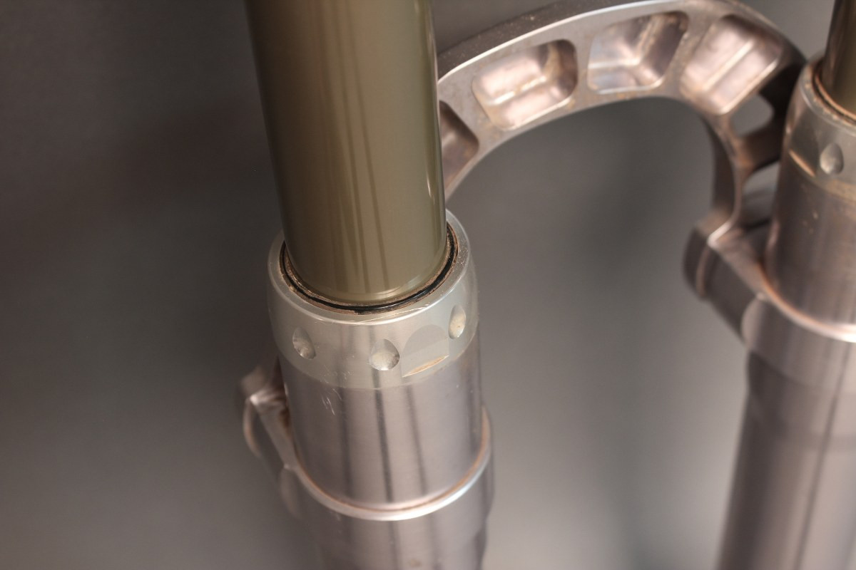 Stratos S7 DH Fork: 7", Double Crown, 35mm Stanchions Disc-Only 20mm EXC