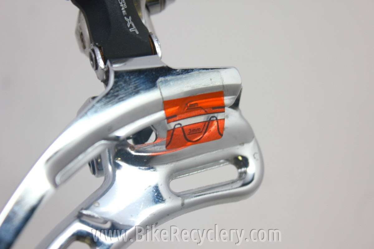 Shimano Deore XT M751 34.9MM MTB Front Derailleur Vintage-TP/BS 3x9-Spd- VG Plus